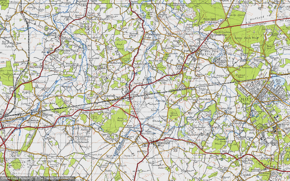 Old Map of Holt, 1940 in 1940