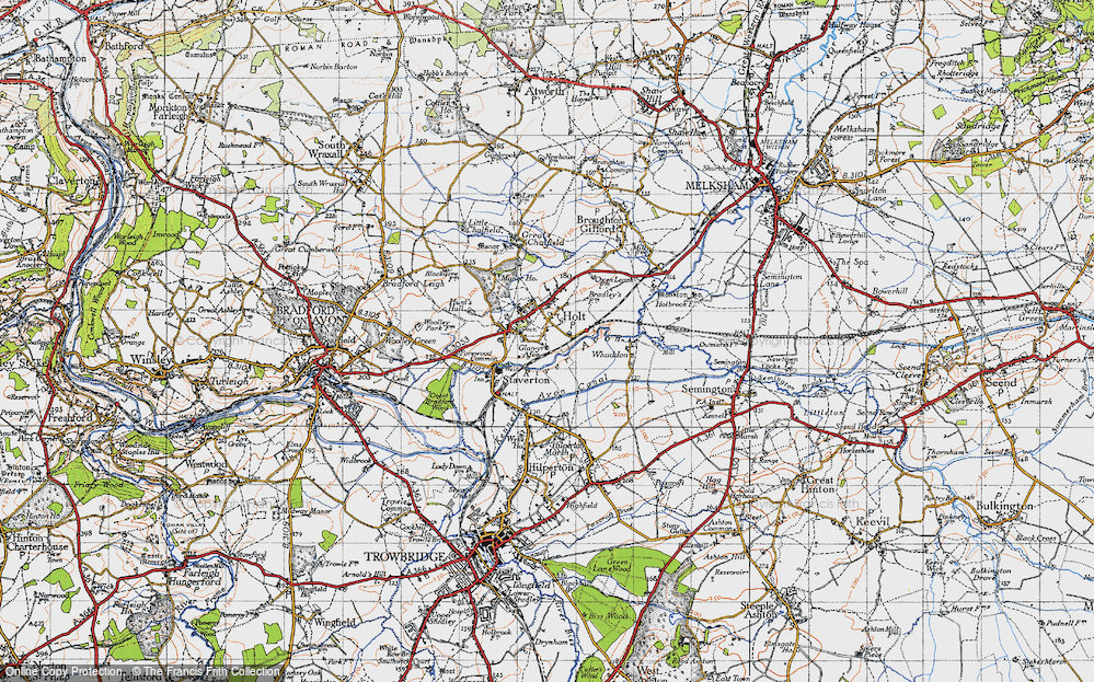Old Map of Holt, 1946 in 1946