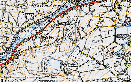 Old map of Holt Head in 1947