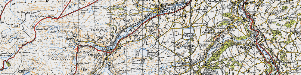 Old map of Holt Head in 1947