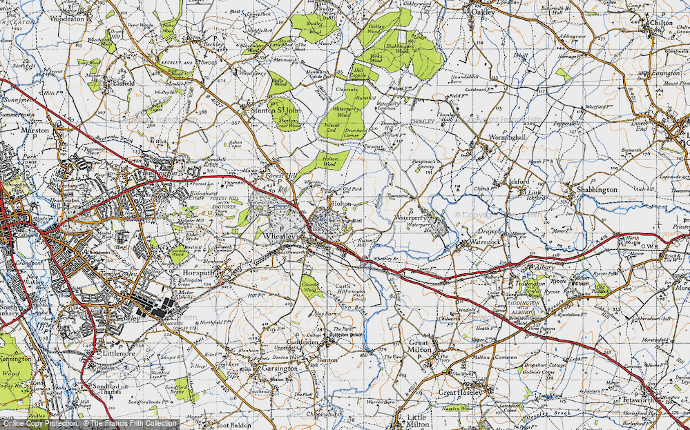 Old Map of Holton, 1946 in 1946