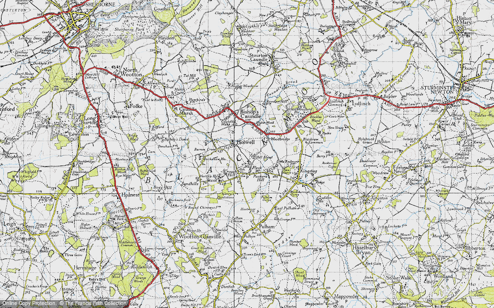 Old Map of Holwell, 1945 in 1945
