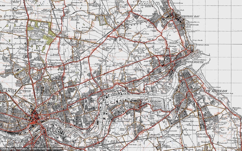 Old Map of Holy Cross, 1947 in 1947