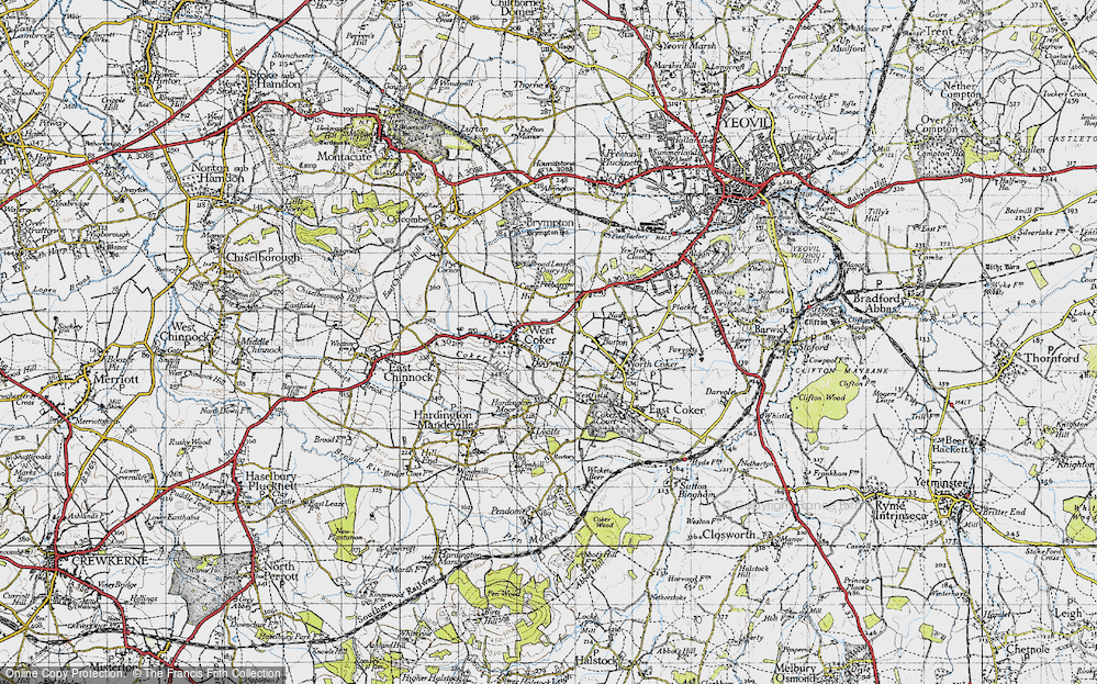 Old Map of Holywell, 1945 in 1945