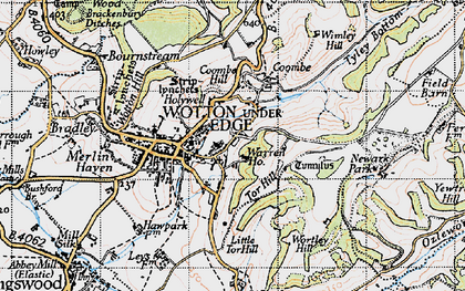 Old map of Holywell in 1946