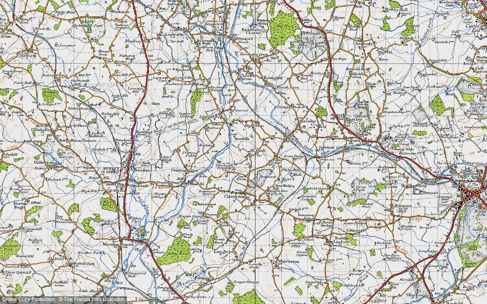 Old Map of Holywell, 1947 in 1947