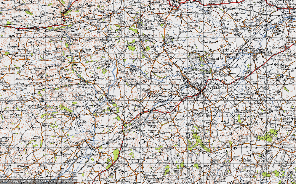 Old Map of Holywell Lake, 1946 in 1946