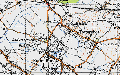 Old map of Honeywick in 1946