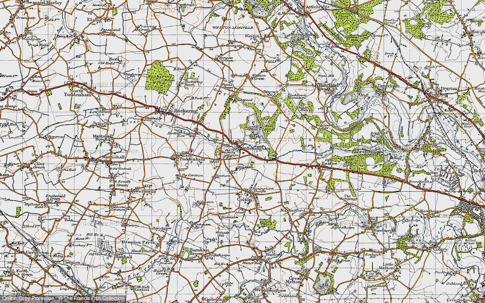 Honingham, 1945