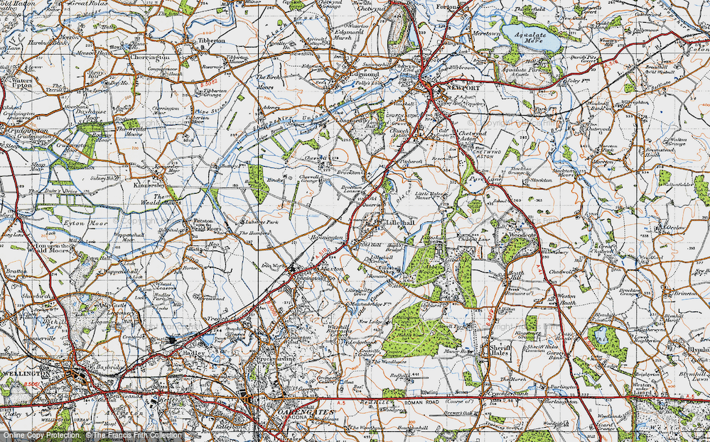 Old Map of Honnington, 1946 in 1946