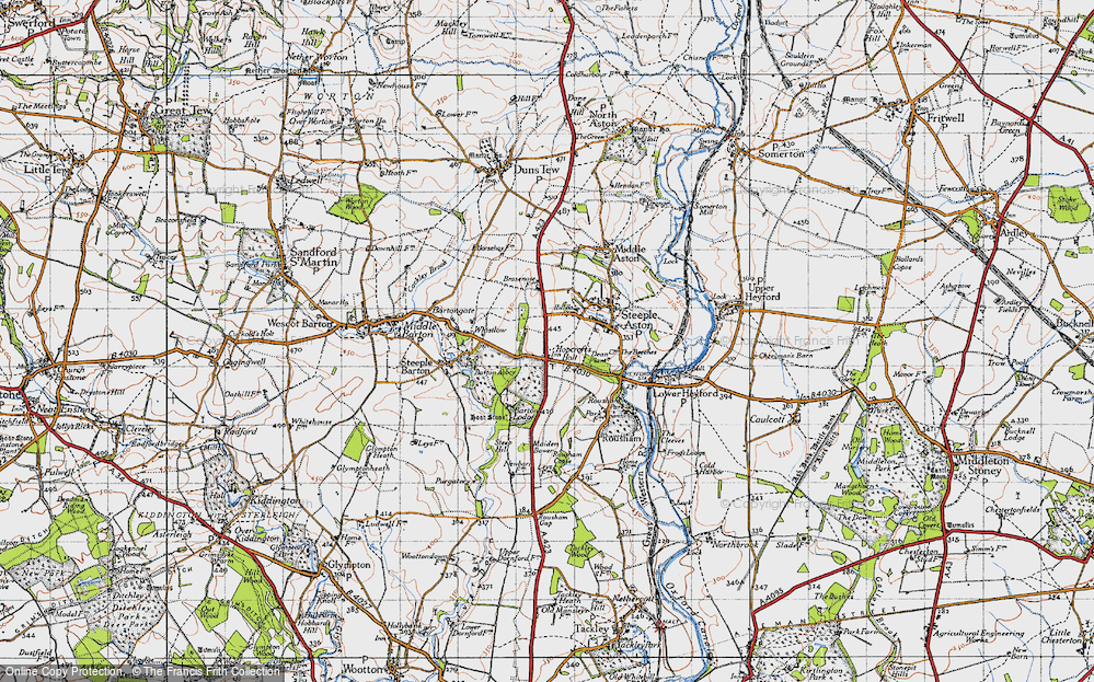 Old Map of Hopcroft's Holt, 1946 in 1946
