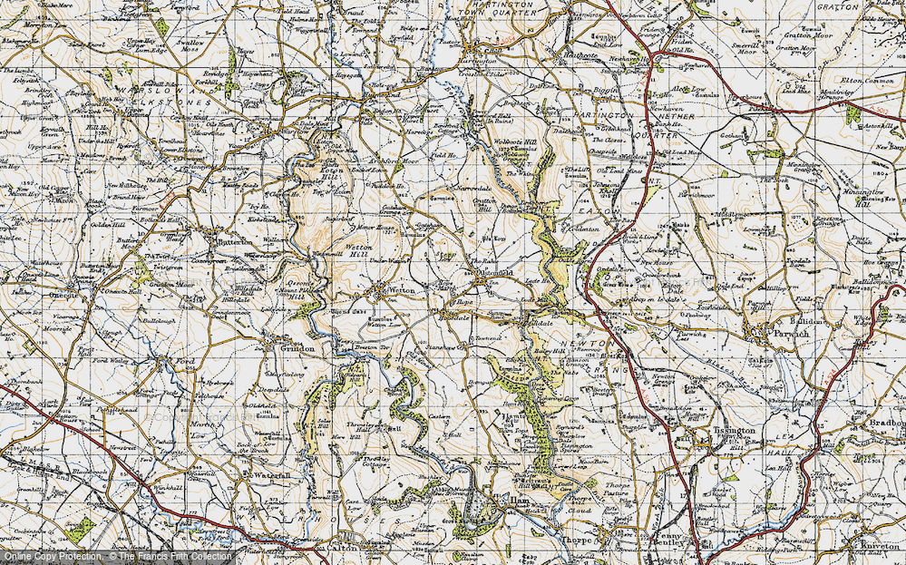 Old Map of Hope, 1947 in 1947