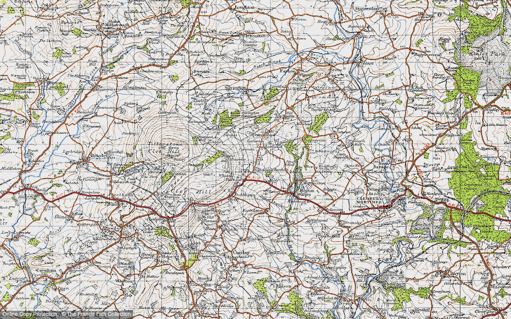 Old Map of Hoptonbank, 1947 in 1947