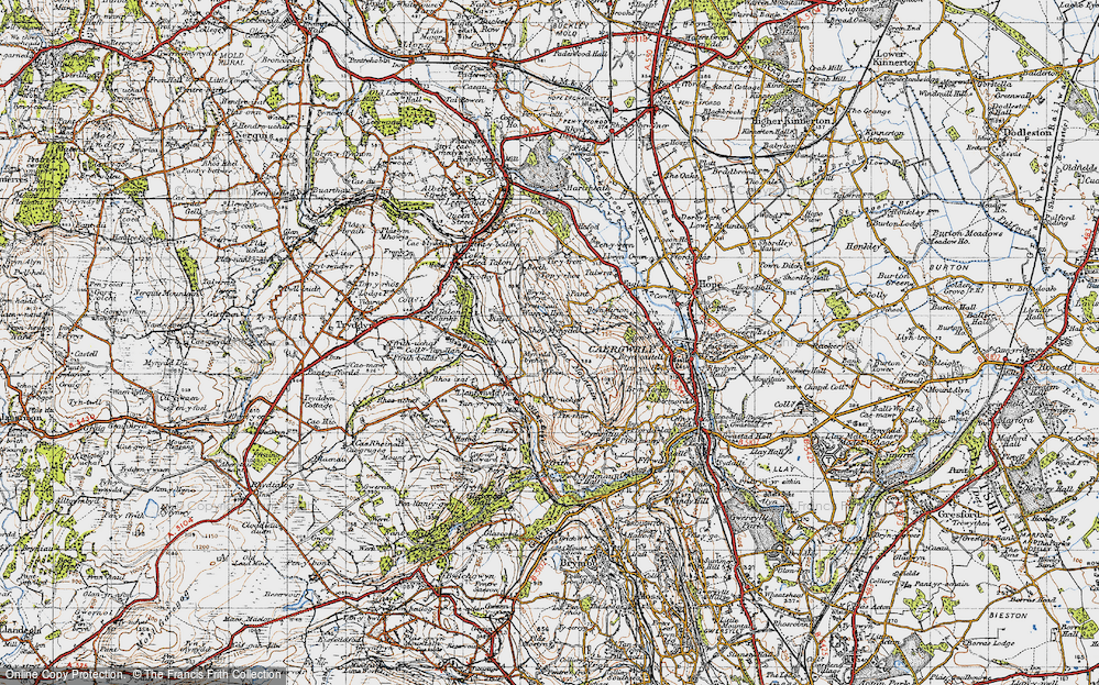 Old Map of Horeb, 1947 in 1947