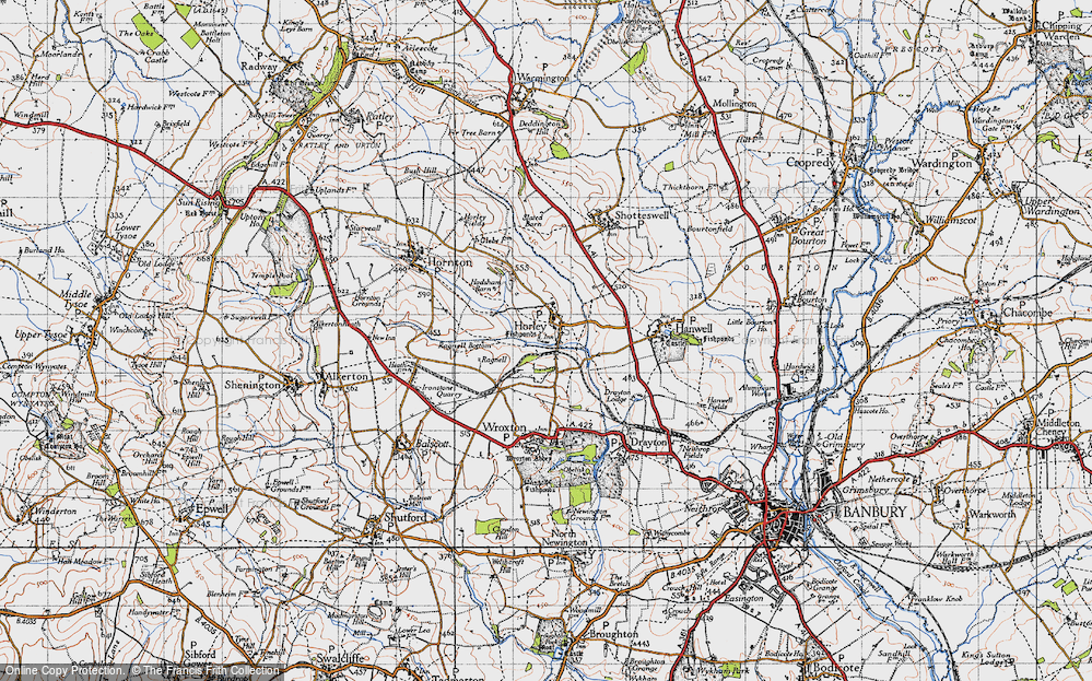 Old Map of Horley, 1946 in 1946