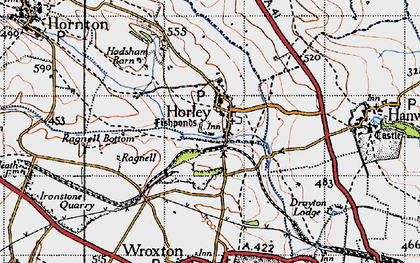 Old map of Horley in 1946