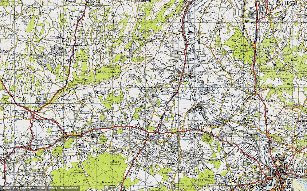 Old Map of Horn Street, 1946 in 1946