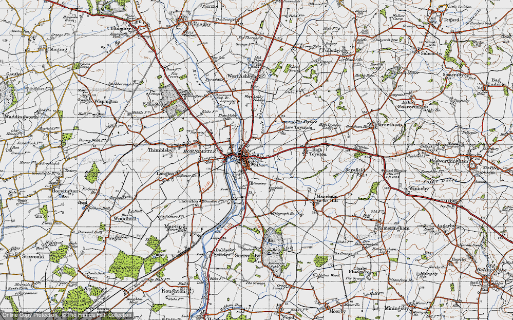 Old Map of Horncastle, 1946 in 1946