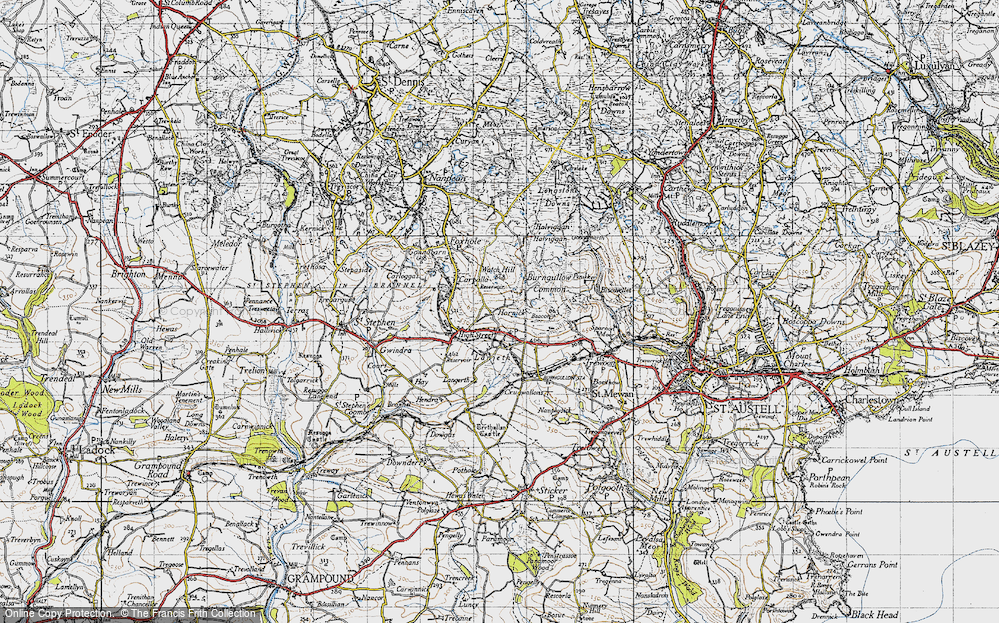 Old Map of Hornick, 1946 in 1946
