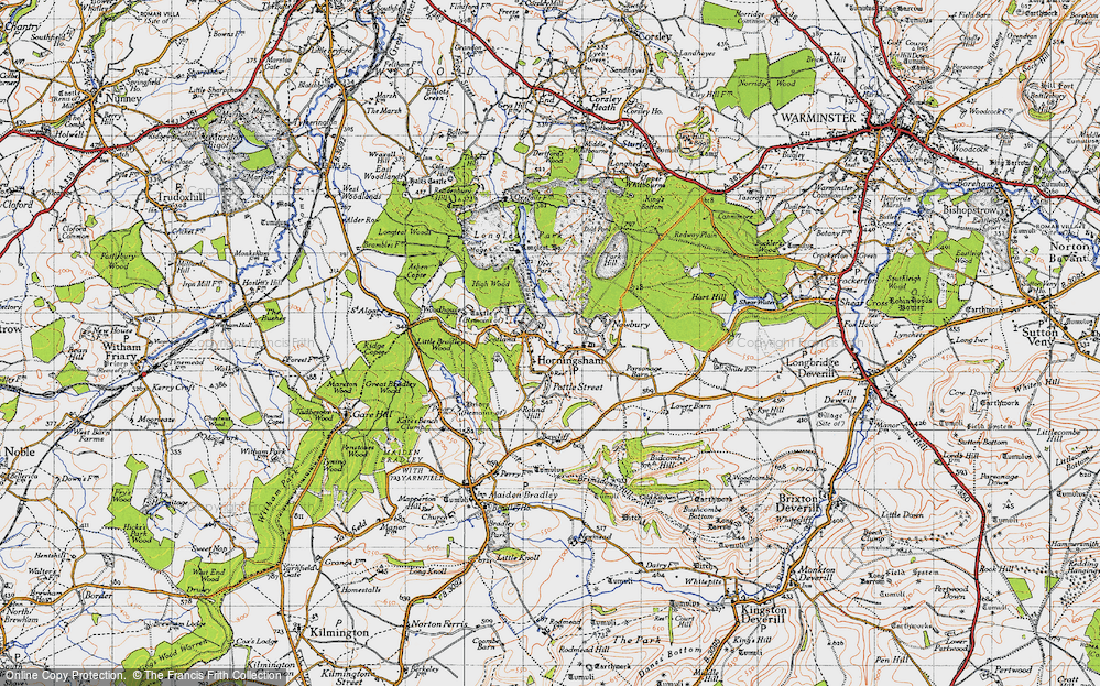 Old Map of Horningsham, 1946 in 1946