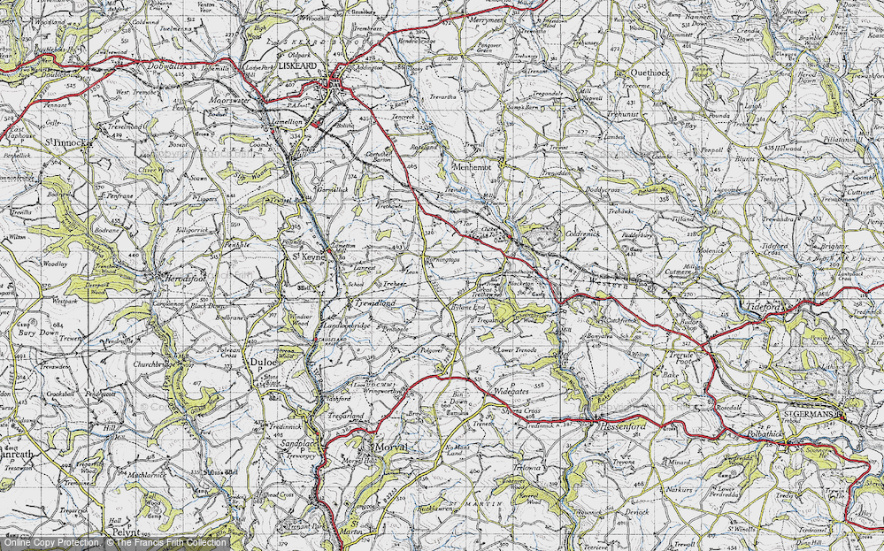 Old Map of Horningtops, 1946 in 1946