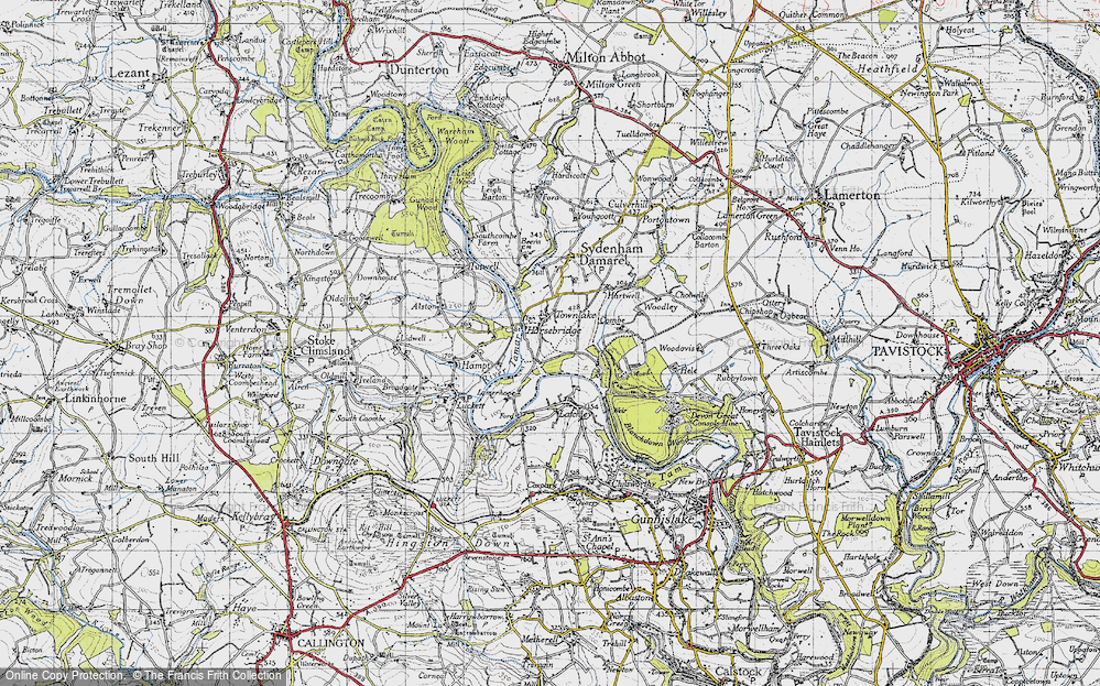 Old Map of Horsebridge, 1946 in 1946
