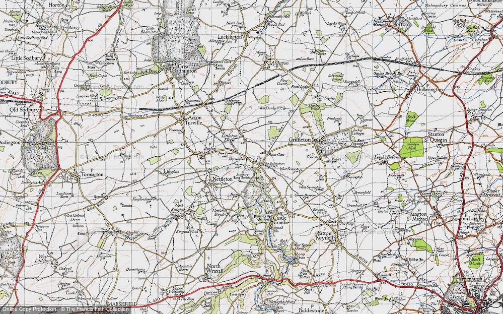 Old Map of Horsedown, 1946 in 1946