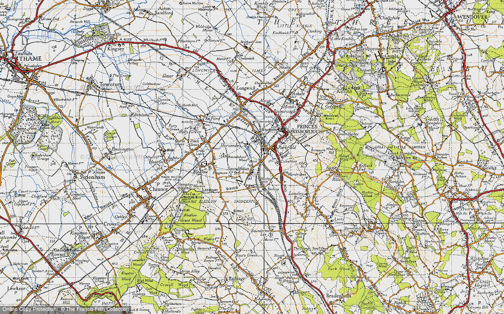 Old Map of Horsenden, 1947 in 1947