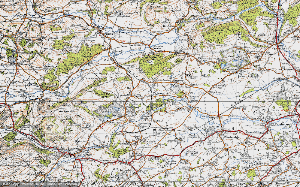 Old Map of Horseway Head, 1947 in 1947