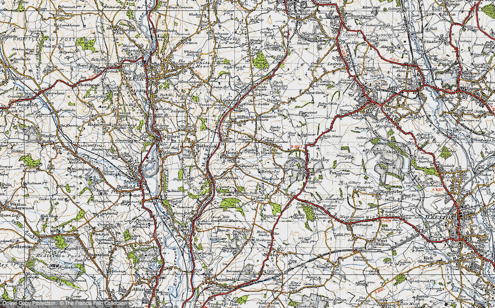 Old Map of Horsley, 1946 in 1946