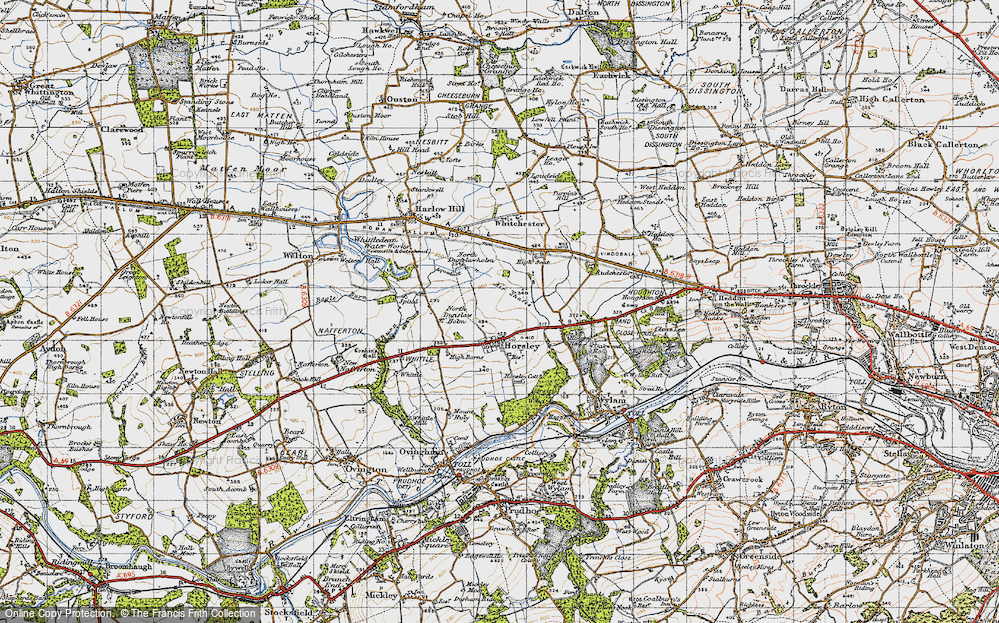 Old Map of Horsley, 1947 in 1947