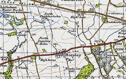Old map of Horsley in 1947