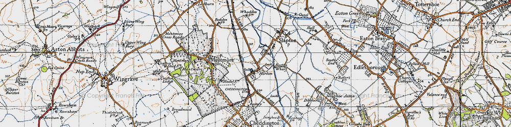 Old map of Horton in 1946