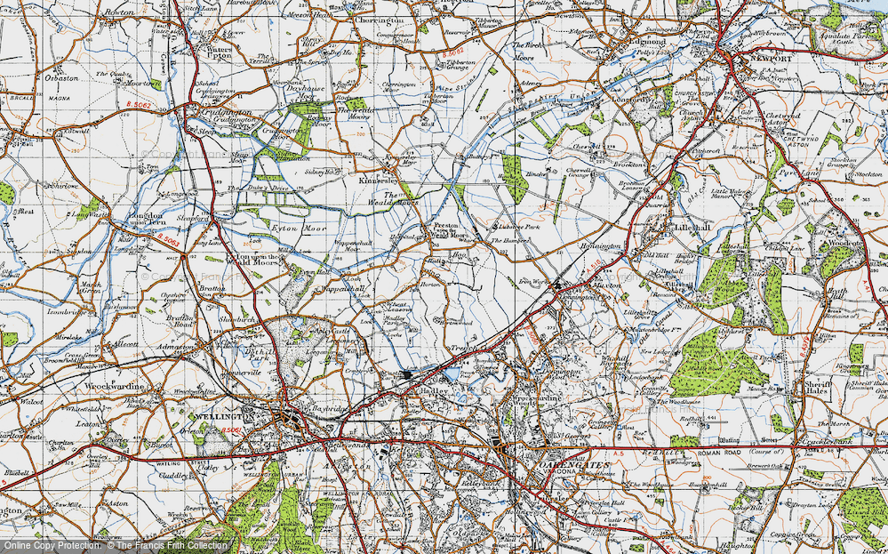 Old Map of Horton, 1947 in 1947