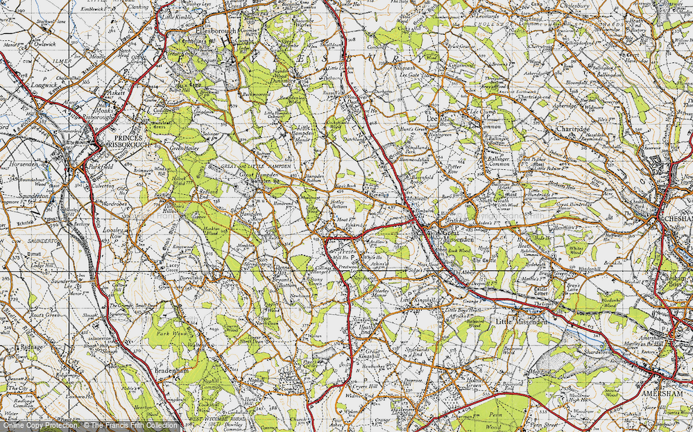 Old Map of Hotley Bottom, 1947 in 1947