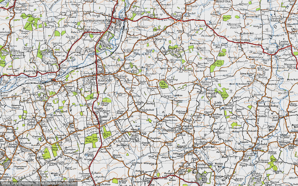 Old Map of Housham Tye, 1946 in 1946