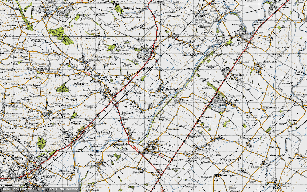 Old Map of Hoveringham, 1946 in 1946