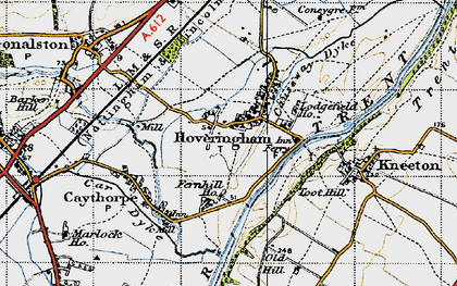 Old map of Lansic Ho in 1946