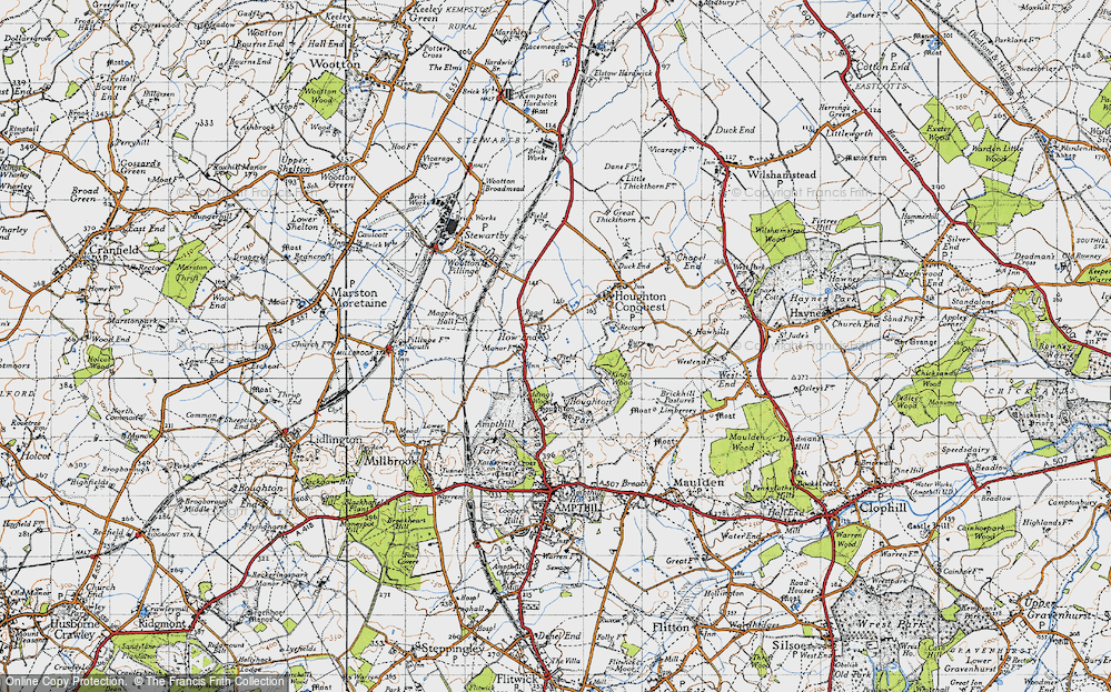 Old Map of How End, 1946 in 1946