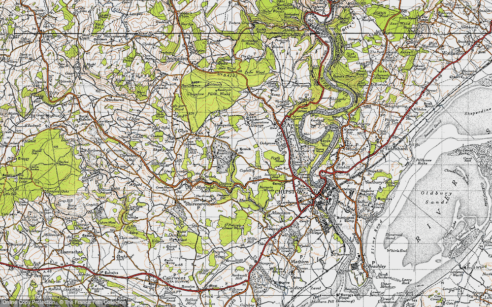 Old Map of Howick, 1946 in 1946