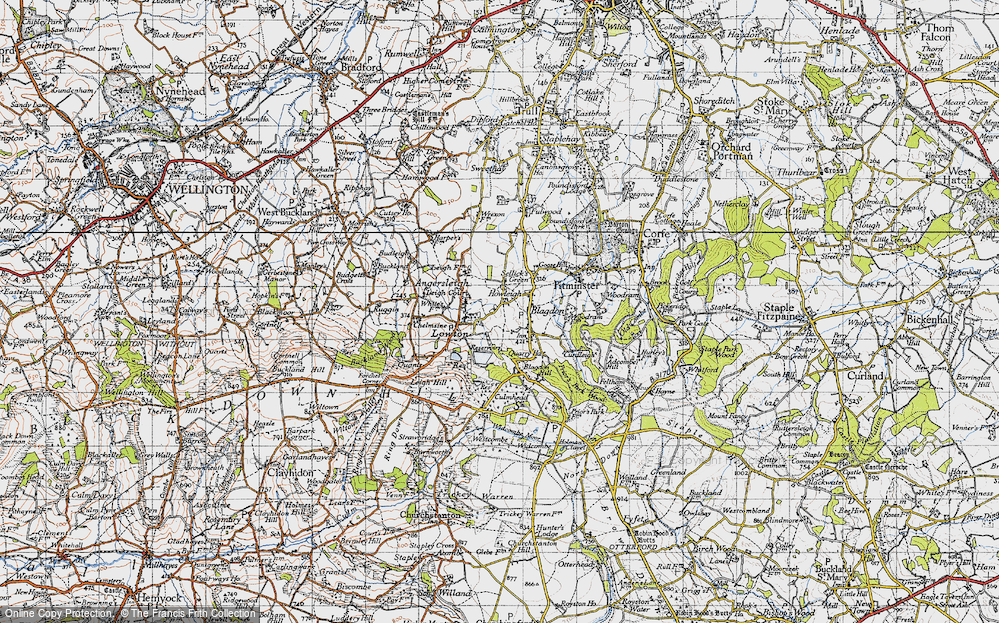 Old Map of Howleigh, 1946 in 1946