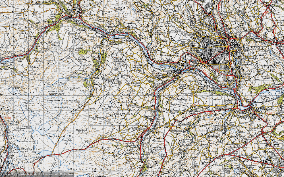 Old Map of Hubberton Green, 1947 in 1947