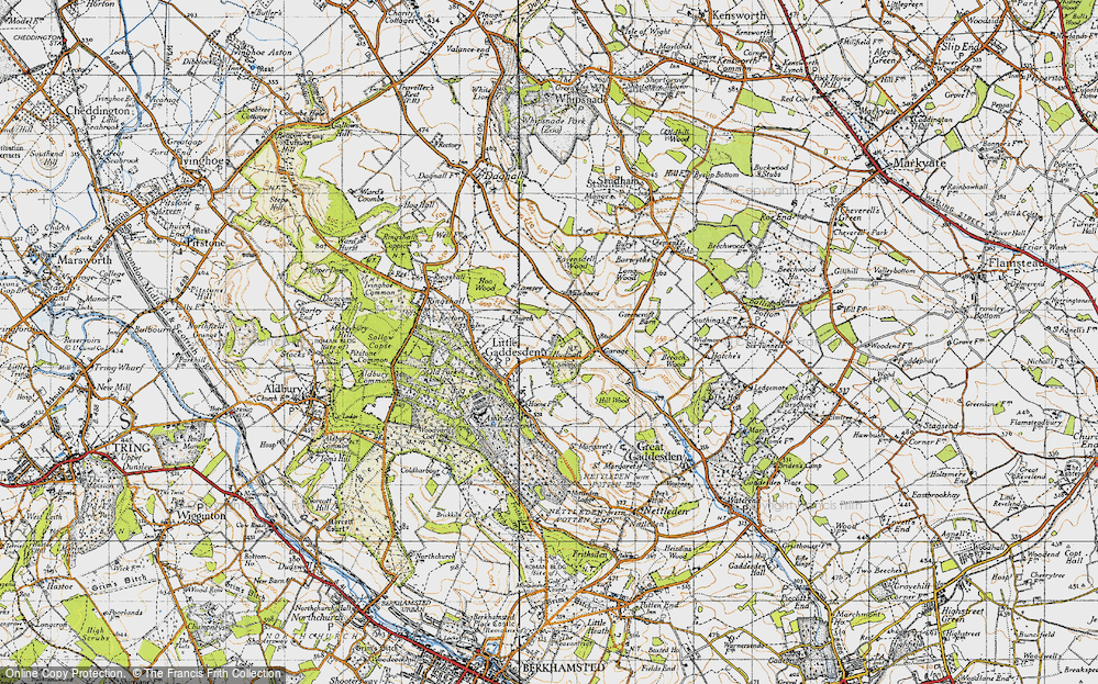 Old Map of Hudnall, 1946 in 1946