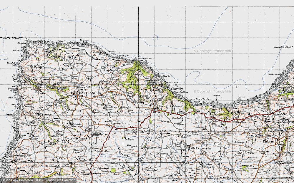 Old Map of Hugglepit, 1946 in 1946