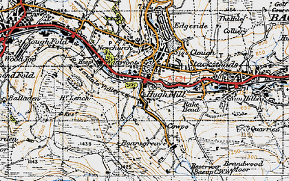 Old map of Hugh Mill in 1947