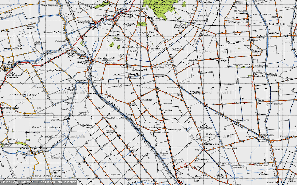 Old Map of Hundle Houses, 1946 in 1946