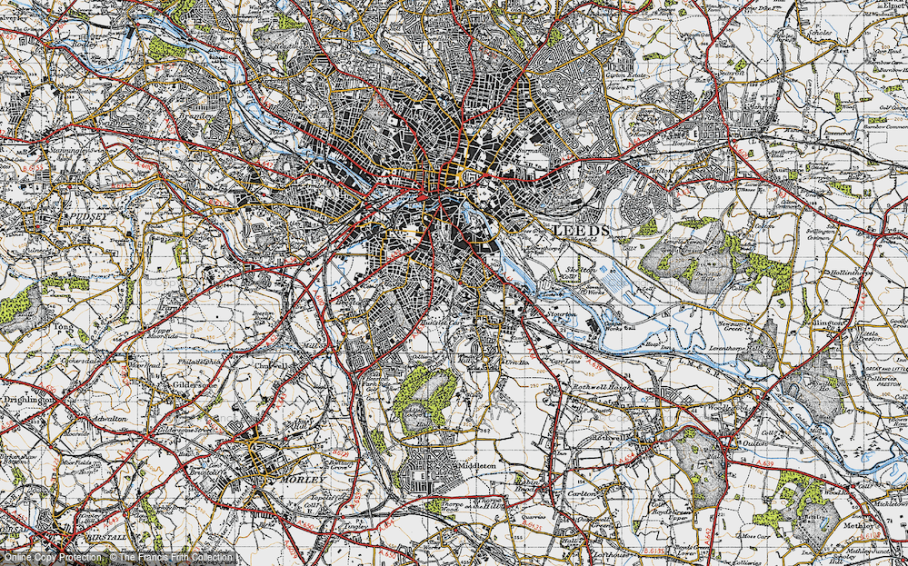 Old Maps of Hunslet, Yorkshire - Francis Frith