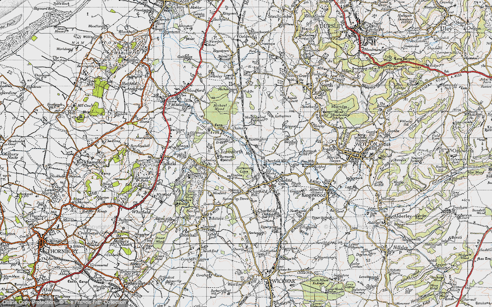 Old Map of Huntingford, 1946 in 1946