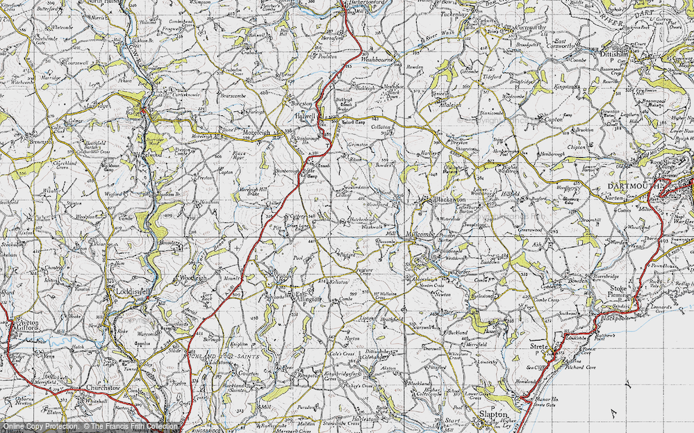 Old Map of Hutcherleigh, 1946 in 1946