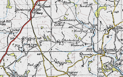 Old map of Hutcherleigh in 1946